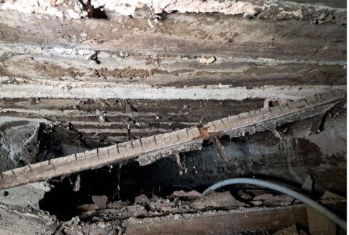 Affaissement de plancher dans un immeuble ancien à Marseille