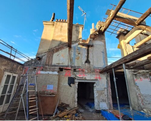 Réhabilitation lourde structurelle et second œuvre d’immeubles anciens à Marseille République